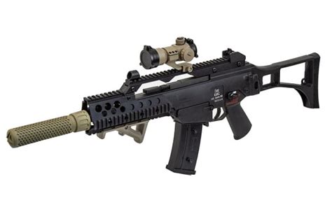 Airsoft GI Custom G36C Dirt Renegade AEG Airsoft Rifle ( Black / Tan )