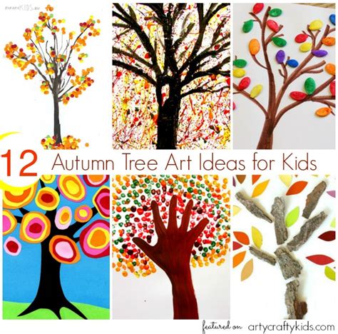 12 Autumn Tree Art Ideas for Kids - Arty Crafty Kids