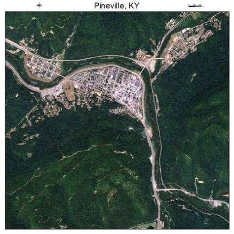 Aerial Photography Map of Pineville, KY Kentucky