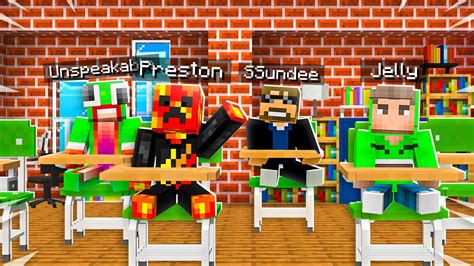 So I Took Baby Preston to Minecraft School... *expelled?*