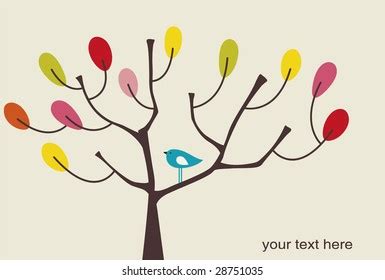 Vector Bird Tree Stock Vector (Royalty Free) 28751035 | Shutterstock