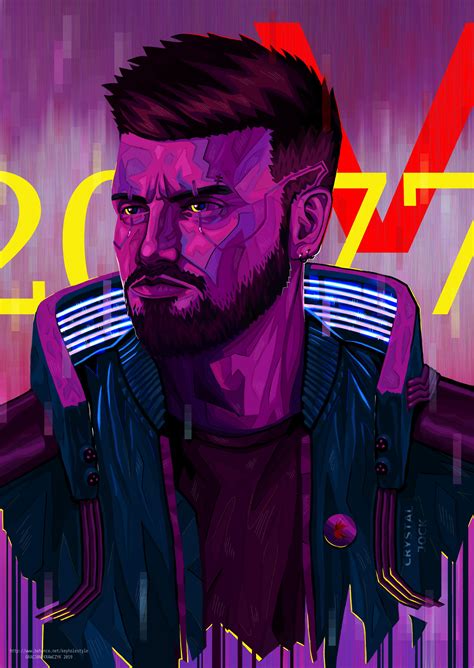 CYBERPUNK 2077 portrait of V fanart by me : r/cyberpunkgame