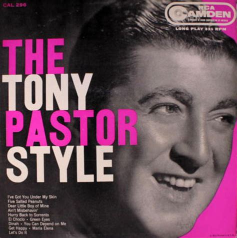 Big Band Library: Collector's Checklists: Tony Pastor 33s