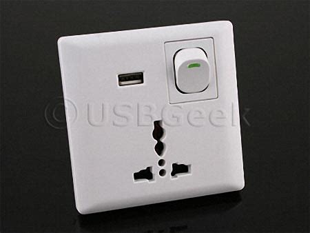 Universal Wall Outlet with USB Port | Gadgetsin