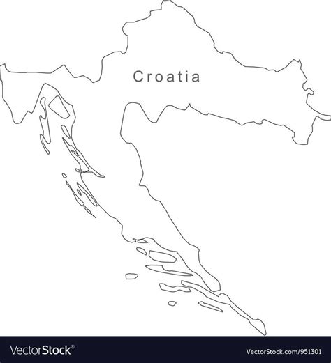 CROATIA OUTLINE | Croatie, Cartes