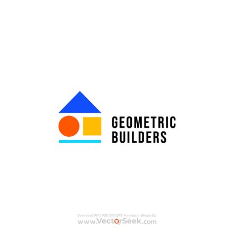 Geometric Builders Logo Template - (.Ai .PNG .SVG .EPS Free Download)