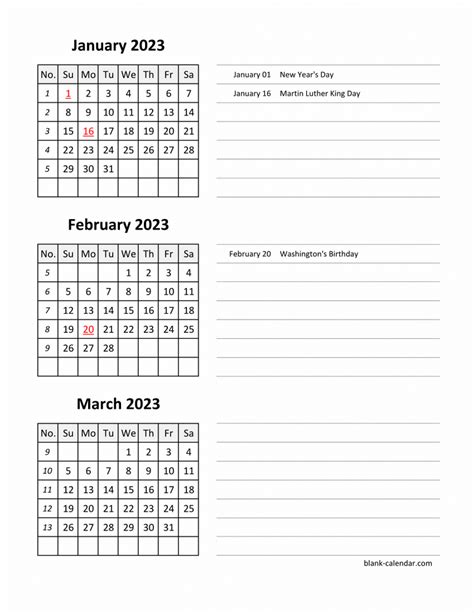 Free Download 2023 Excel Calendar, 3 months in one excel spreadsheet ...