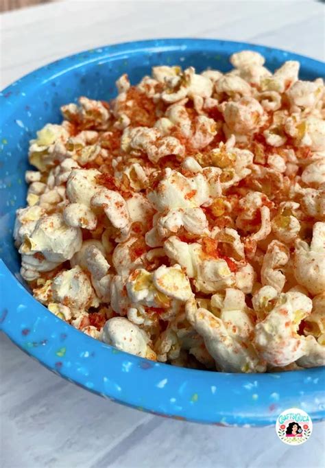 Flamin' Hot Cheetos popcorn recipe - Crafty Chica