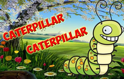 Caterpillar Caterpillar Nursery Song for Kids HD | Nursery songs, Kids ...