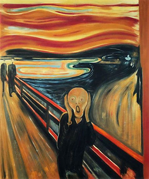 The Scream Reproduction Oil Painting by Munch