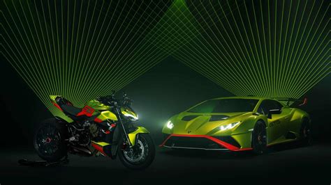 ¡Wow! Ducati presenta una moto inspirada en el Lamborghini Huracán STO