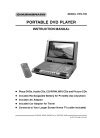 Durabrand PDV-709 Manuals and User Guides, Portable DVD Player Manuals ...