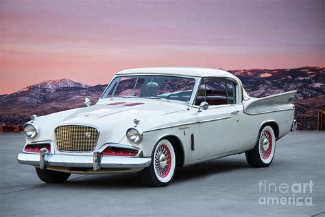 1957 Studebaker Golden Hawk Photograph by Dave Koontz - Pixels