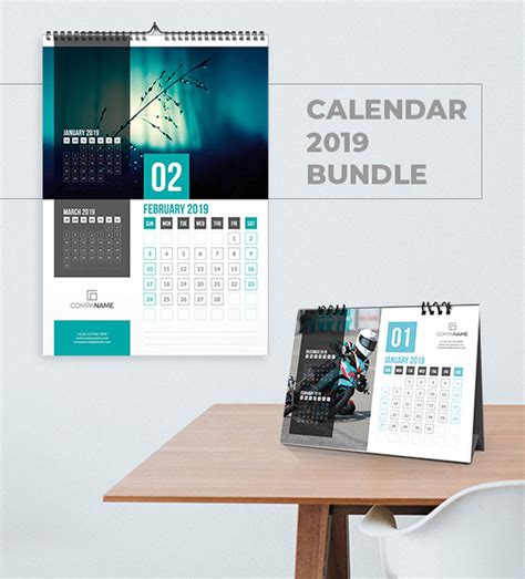 21 Best InDesign Calendar Templates (New for 2019)