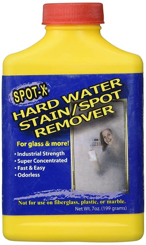 Spot-X Hard Water Stain/Spot Remover - 7 Ounces | Hard water stains, Hard water, Hard water spots