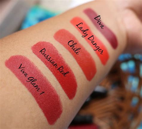 MAC Red Lipstick Swatches | Mac red lipsticks, Red lipstick swatches ...