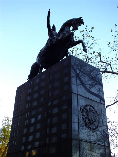 Jose de San Martin Statue in New York City. San Martin, Jose, Statue Of Liberty, New York City ...