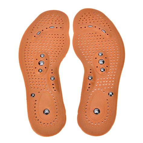 Magnetic insole care footbed magnetotherapy Foot Massage Magnet Therapy foot pain acupuncture ...