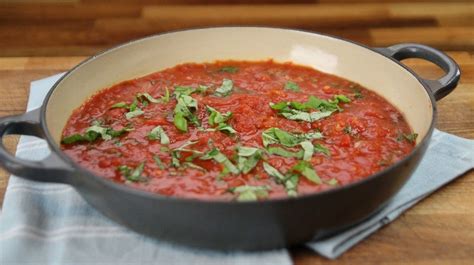 A basic tomato sauce is a cornerstone of many Italian dishes - it can ...