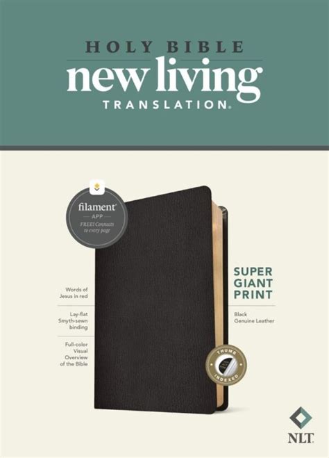 NLT Super Giant Print Bible, Filament-Enabled Edition | Spring Harvest ...