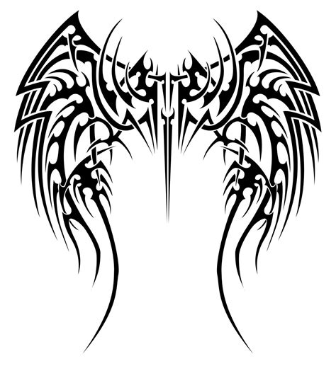 Angelic tribal wings by insomnia-maniac on DeviantArt