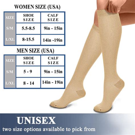 Compression Socks (3 Pairs) 15-20 mmhg for Men & Women – CHARMKING