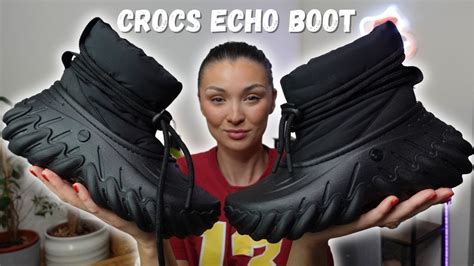 What have crocs done?! Crocs Echo Boot Onfeet Review - YouTube