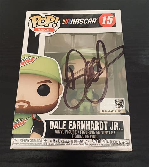 Dale Earnhardt Jr. Autographed Signed Funko Pop Nascar Racing/ JSA