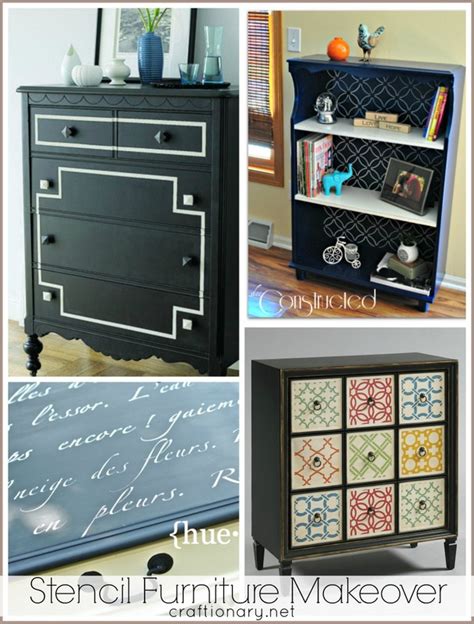 27 How to Stencil Furniture Makeovers that look expensive? - Craftionary