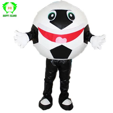 Halloween Carnival Party Soccer Football Mascot Costumes for Adult Customized Mascot Costume ...