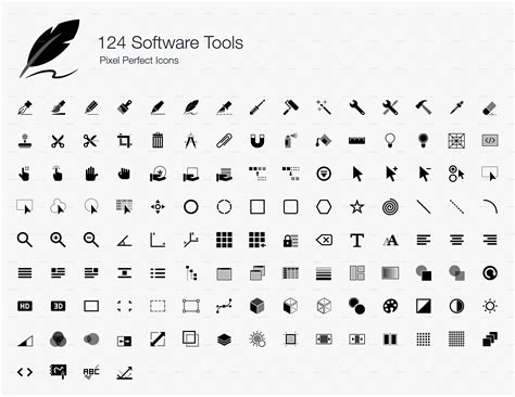 1301 Glyph Vector Icons, Icons | GraphicRiver