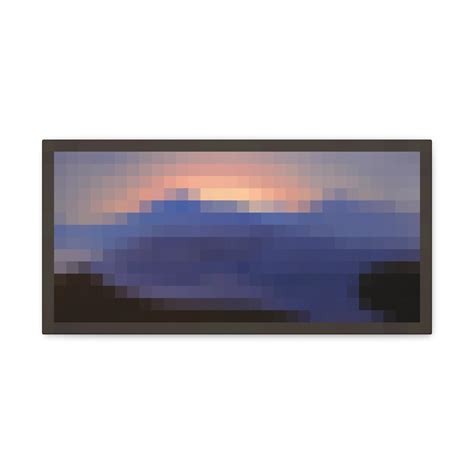 Minecraft Sunset Painting - Etsy