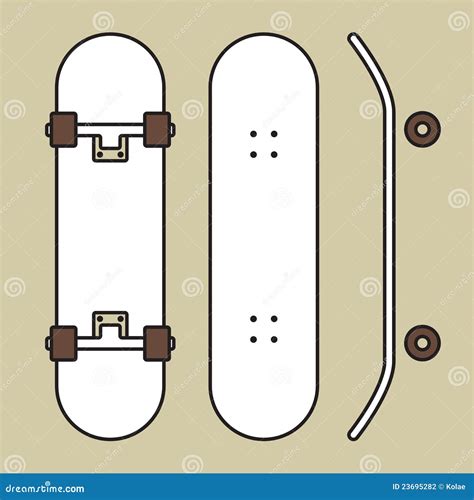 Skateboard stock vector. Illustration of park, skating - 23695282