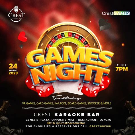 Games night flyer design