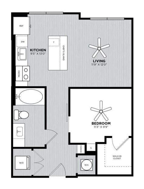 Studio-2 Bedroom Apartments in Decatur GA-Jade at Avondale Floor Plans