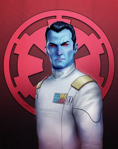 Grand Admiral Thrawn | Star wars art, Star wars fandom, Grand admiral thrawn