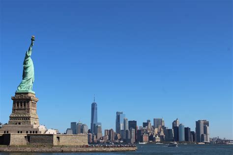 Liberty Overlooks New York City Free Stock Photo - Public Domain Pictures