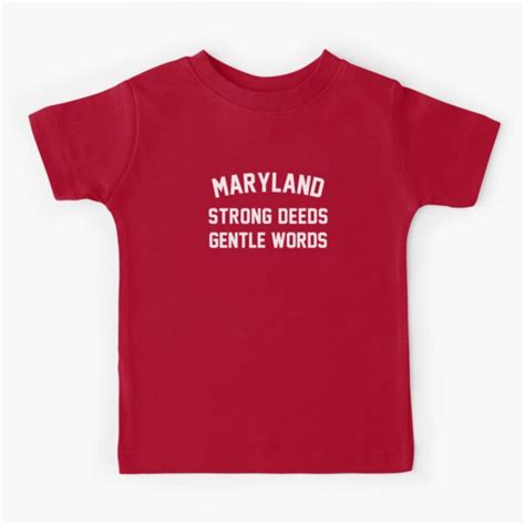 "The Maryland Motto (State Motto of Maryland)" Kids T-Shirt for Sale by ...