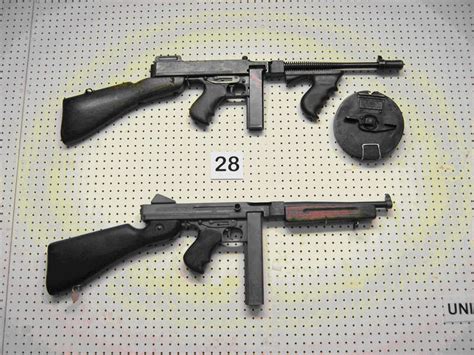 Thompson Sub Machine Gun M1912 and M1A1