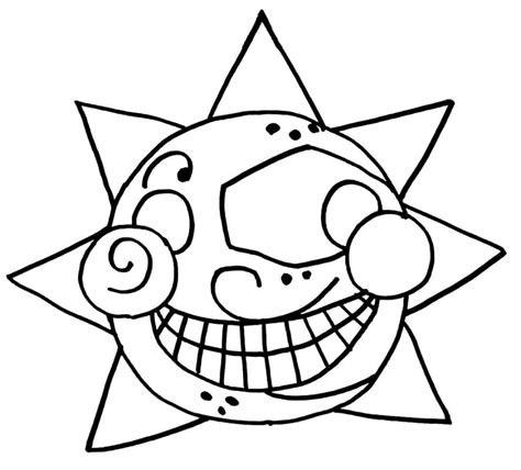 Sundrop Face Coloring Page Printable Coloring Page For Kids - Coloring Home