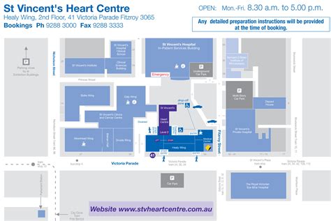 St. Vincent Hospital Campus Map