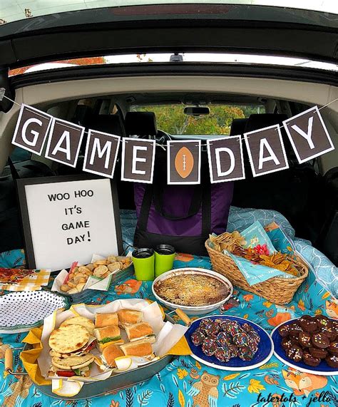 Free Printable Game Day tailgating Football Banner