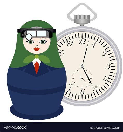 Watchmaker Royalty Free Vector Image - VectorStock