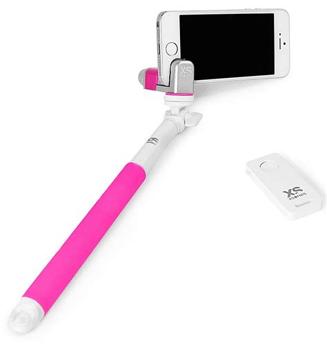 XSories Me-Shot Deluxe 2.0 -Telescoping Selfie Stick Camera Pole with Smartphone Adaptor and ...