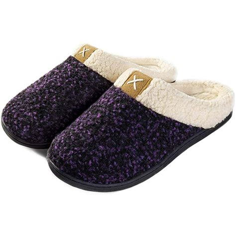 ULTRAIDEAS - Women's Cozy Memory Foam Slippers Fuzzy Wool-Like Plush Fleece Lined House Shoes w ...