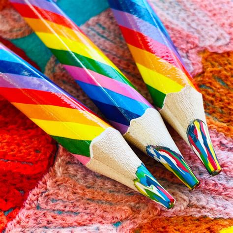 Rainbow Twirl pencil | Jane Davenport