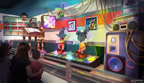 New Concept Art of Mickey's Toontown, El CapiTOON Theater Queue, Donald ...