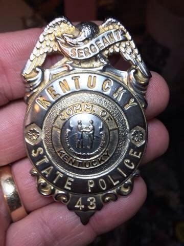 Kentucky State Police Badge | Kentucky state police | Pinterest | Police Badges, State Police ...