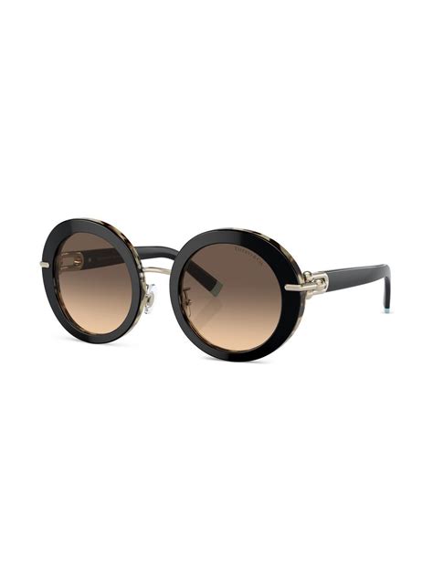 Tiffany & Co Eyewear City round-frame Sunglasses - Farfetch