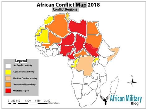 African Conflict Map 2019 – A comprehensive guide – Military Africa